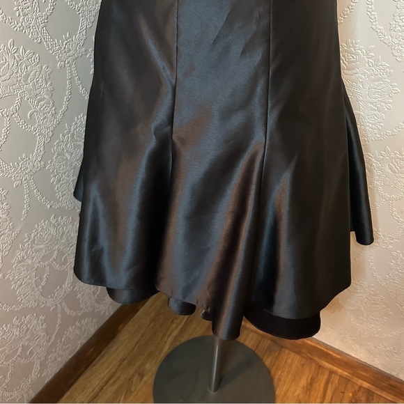 Vintage Gunne Sax Jessica McClintock prom dress 11 cocktail dress black gold Y2K - Picture 3 of 5